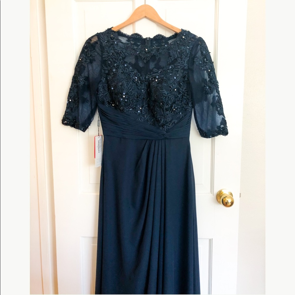 JJs House Navy Mother of the Bride / Groom Dress
